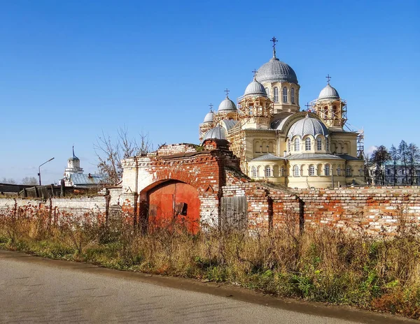 Nikolaus Kloster Heliga Korsets Katedral Verkhoturye Sverdlovsk Regionen Ryssland 2012 — Stockfoto
