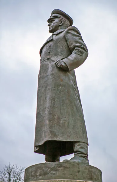 Statue Soldat Dans Ville Capitale Israël — Photo