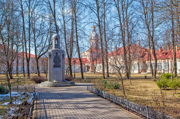 Petersburg Russia Kwiecień 2020 Zdjęcie Pomnika 2000 Lat Narodzin Chrystusa — Zdjęcie stockowe