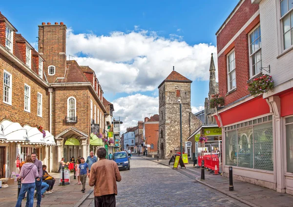 Canterbury Great Britain August 2019 Photo Christ Church Gate — Stock Photo, Image