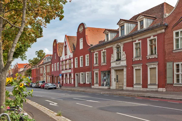 Potsdam Niemcy Sierpień 2019 Zdjęcie Kwartału Holenderskiego — Zdjęcie stockowe