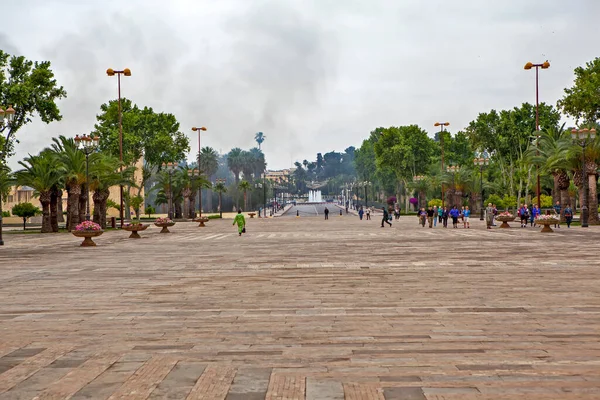 Praça Frente Palácio Real Fez Marrocos 2013 — Fotografia de Stock