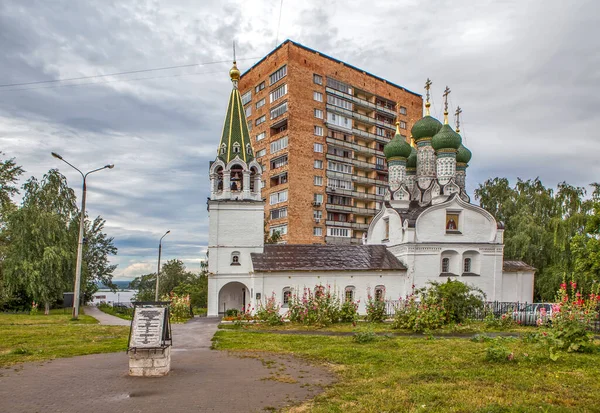 Nizhny Novgorod Rússia Julho 2019 Foto Igreja Assunção Ilyinskaya Hill — Fotografia de Stock