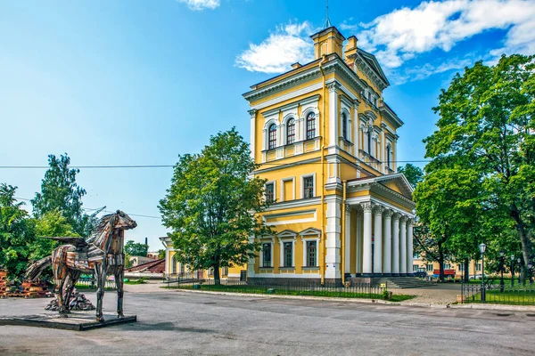 Кронстадт Россия Июля 2019 Года Фото Городской Водонапорной Башни Флигелем — стоковое фото