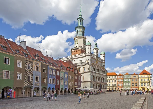 Poznan Polônia Agosto 2019 Praça Mercado Antigo — Fotografia de Stock