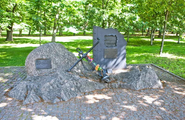 Kronstadt Russia Ιουλίου 2019 Φωτογραφία Του Memorial Στους Ήρωες Της — Φωτογραφία Αρχείου
