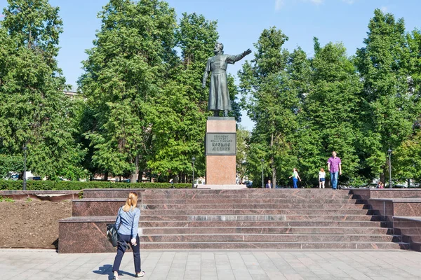 Nizhny Novgorod Russia July 2019 Photo Monument Kuzma Minin — Stock Photo, Image