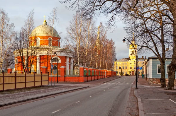 Hamina Finnland Dezember 2019 Foto Der Kirche Der Heiligen Apostel — Stockfoto