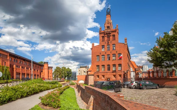 Poznan Polónia Agosto 2019 Foto Dos Restos Muralha Cidade Velha — Fotografia de Stock