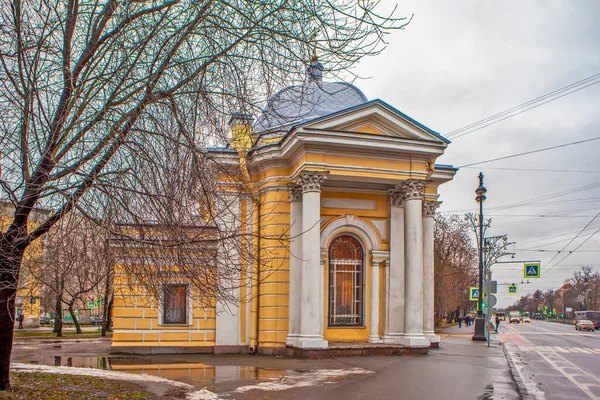 Petersburg Rusia Diciembre 2019 Foto Capilla San Spyridon Trimyphus — Foto de Stock