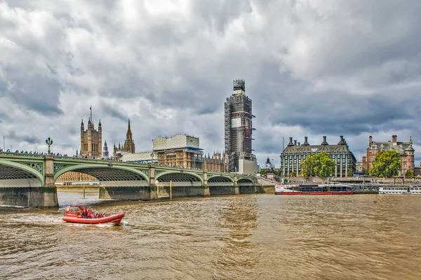 London Great Britain August 2019 Foto Big Ben Och Riksdagen — Stockfoto
