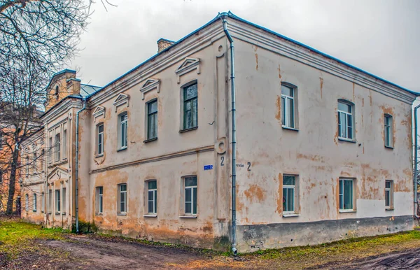 Edifício Mosteiro Século Xix Staraya Russa Região Novgorod Rússia — Fotografia de Stock