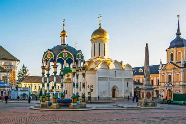 Sergiev Posad Ryssland April 2020 Foto Obelisk Staten Och Militära — Stockfoto