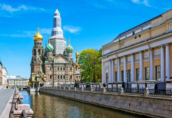 Petersburg Rusland Mei 2020 Foto Van Kathedraal Van Opstanding Van — Stockfoto