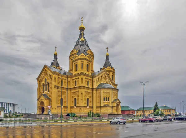 Nizhny Novgorod Rússia Julho 2019 Foto Catedral Santo Príncipe Alexander — Fotografia de Stock