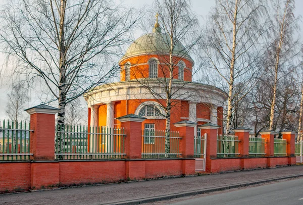 Hamina Finland December 2019 Photo Church Holy Apostles Peter Paul — Stock Photo, Image