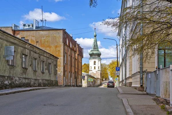 Vyborg Russia Maj 2020 Zdjęcie Wieży Ratusza — Zdjęcie stockowe