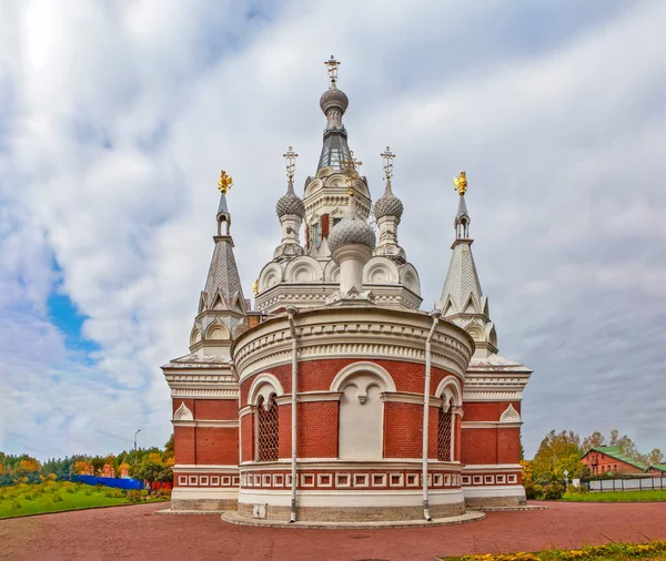 Die Kirche Des Heiligen Nikolaus Des Wundertäters Pawlowsk Petersburg Russland — Stockfoto