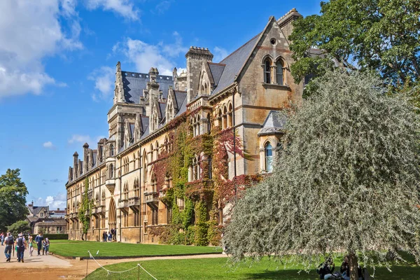 Oxford Grande Bretanha Agosto 2019 Edifício Universidade Igreja Cristo — Fotografia de Stock