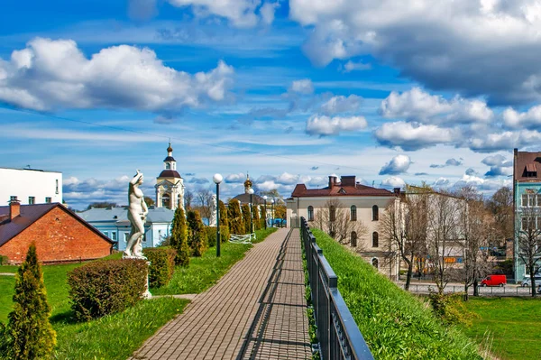 Vyborg Russia Maj 2020 Zdjęcie Rzeźb Alejce Bastionu Panzerlax — Zdjęcie stockowe