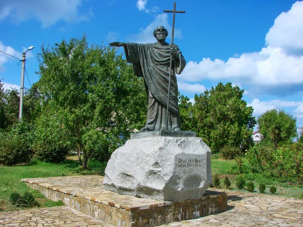Sevastopol Crimea 2010年9月02日 使徒アンデレへの記念碑の写真最初の呼び出し タウリックチェルソネソス — ストック写真