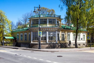 Kitaev 'in evi. (A.S. Puşkin Kulübe Müzesi) Puşkin. St. Petersburg 'da. Rusya