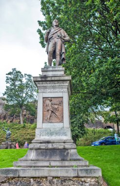 STERLNG, GREAT BRITAIN - 24 AĞUSTOS 2019: Robert Burns Anıtı Fotoğrafı.