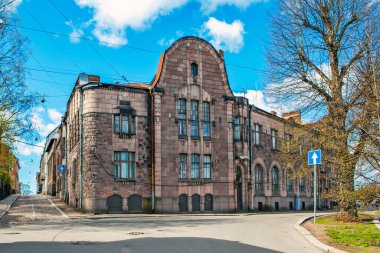 VYBORG, RUSSIA - 17 Mayıs 2020: Granit Saray 'ın Fotoğrafı.