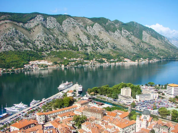 Budva Altstadtblick Hellen Sonnenlicht Montenegro — Stockfoto