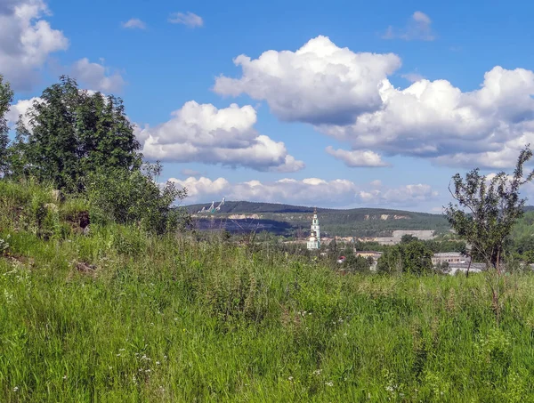 Uitzicht Vanaf Bald Mountain Nizjni Tagil Regio Sverdlovsk Rusland — Stockfoto