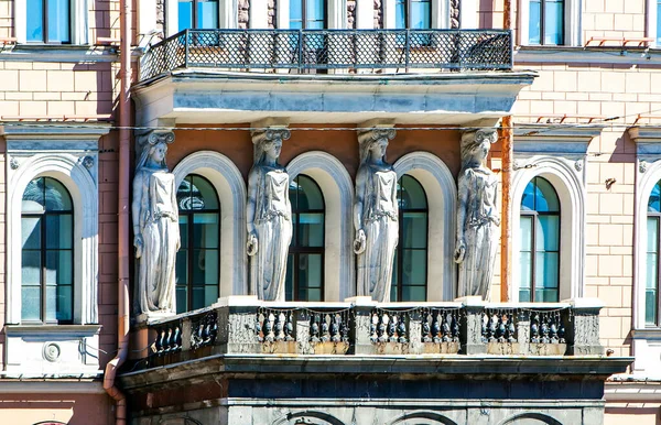 Fragmento Academia Imperial Artes San Petersburgo Rusia — Foto de Stock