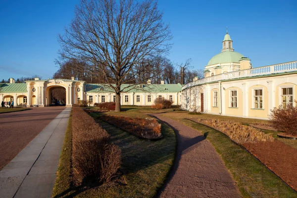 Lomonosow Russia Listopad 2019 Zdjęcie Pałacu Wielkiego Menszikowa Oranienbaum — Zdjęcie stockowe