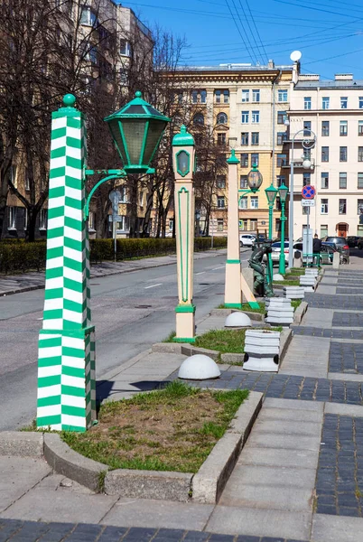 Petersburg Rusland April 2020 Foto Van Monument Voor Lampaansteker — Stockfoto