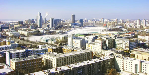 Ekaterinburg Rusland Maart 2016 Foto Van Ekaterinburg Stadslandschap — Stockfoto