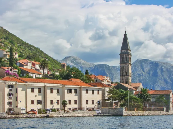 Budva Vue Sur Vieille Ville Plein Soleil Monténégro — Photo