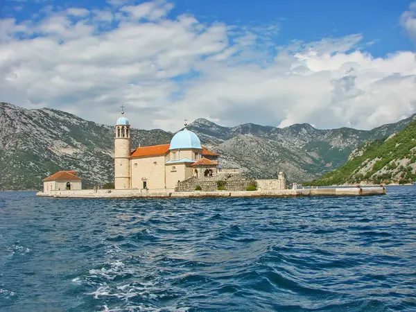 Marienkirche Riff Perast Montenegro — Stockfoto