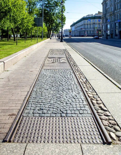 Petersburg Rusland Mei 2020 Foto Van Een Gedenkplaat Een Fragment — Stockfoto