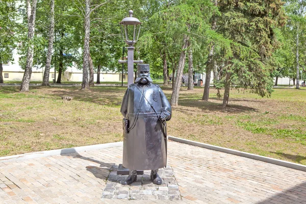 Nizhny Tagil Rusia Junio 2019 Foto Escultura Policía — Foto de Stock