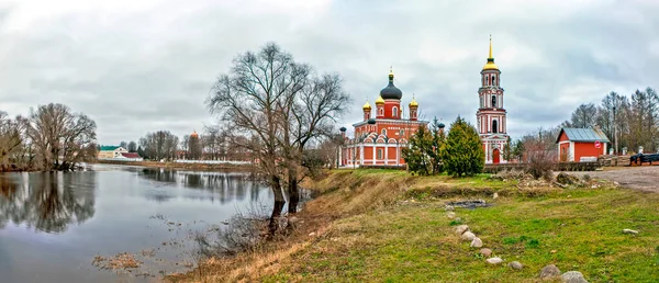 Katedra Zmartwychwstania Starayę Russę Nowogród Region Rosja — Zdjęcie stockowe