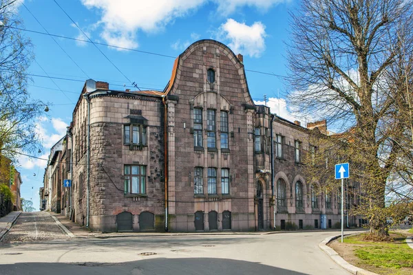 VYBORG, RUSSIA - 17 Mayıs 2020: Granit Saray 'ın Fotoğrafı.