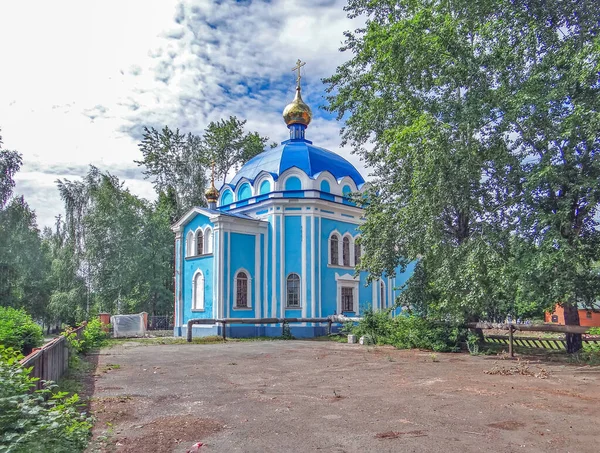 悲伤的教堂或上帝之母的圣像教堂 所有悲伤的人的欢乐 悲伤的修院Nizhny Tagil 斯维尔德洛夫斯克州俄罗斯 — 图库照片