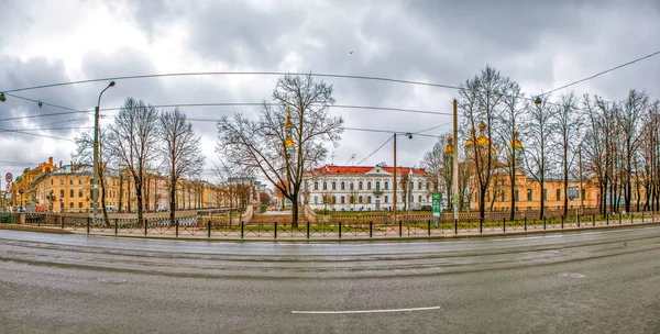 Petersburg Russia April 2020 Photo Sadovaya Street Overlooking Clergy House — Stock Photo, Image