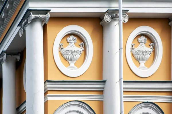 Cartucho Está Grabado Fragmento Iglesia Elías Porokhovykh San Petersburgo Rusia — Foto de Stock