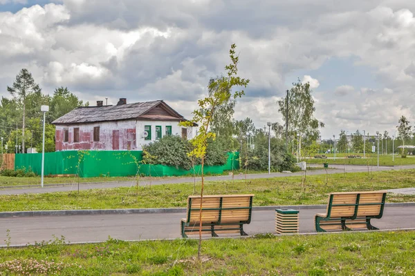 Nizhny Tagil Rusko Června 2019 Fotografie Domu Pimenov People Park — Stock fotografie