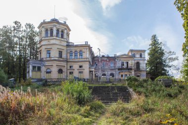 Kafes ve süvariler, Grandük Mikhail Nikolaevich 'in sarayının süsleme unsurlarıdır..