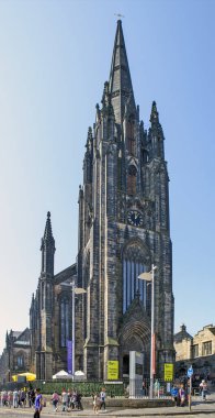 EDINBURGH, GREAT BRITAIN - 25 AĞUSTOS 2019: Şehir manzarası.