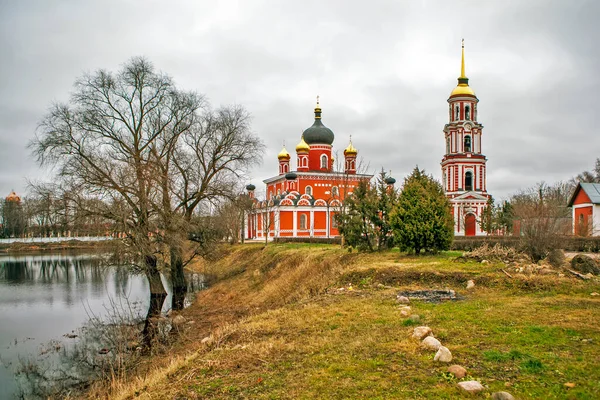 Opstandingskathedraal Ben Staraya Russa Novgorod Regio Rusland — Stockfoto