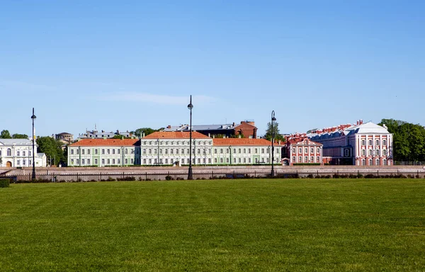 Petersburg Russia Mayıs 2020 Kunstkamera Nın Görünümü Vasilyevsky Adası Rostral — Stok fotoğraf
