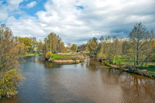 Schöne Aussicht Auf Den Park — Stockfoto