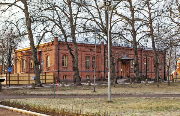 Hamina Finland Декабря 2019 Фото Garrison Club 1863 Architect Человек — стоковое фото